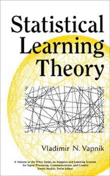 Hardcover Statistical Learning Theory Book