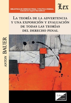 Paperback Teoría de la advertencia y una exposición y evaluacion [Spanish] Book