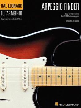 Paperback Arpeggio Finder: Easy-To-Use Guide to Over 1,300 Guitar Arpeggios Hal Leonard Guitar Method Book