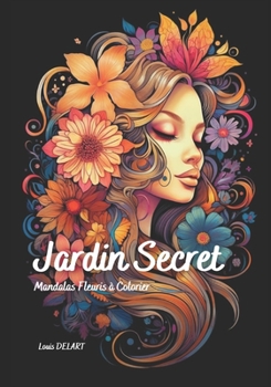 Paperback Jardin Secret: Mandalas Fleuris à Colorier [French] Book