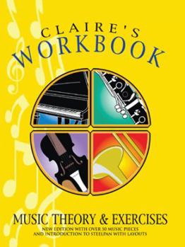 Paperback Claire's Workbook Music Theory and Exercises Book