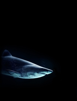 Black Paper Notebook - College Ruled - 8.5x11: Shark Notebook | BLACK Notebook Paper For Use With Gel Pens | Reverse Color Journal With Black Pages | Shark Gift