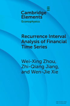 Paperback Recurrence Interval Analysis of Financial Time Series Book