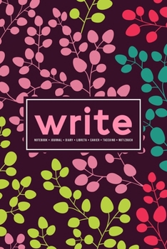 Paperback Write: Notebook - Journal - Diary- Libreta - Cahier - Taccuino - Notizbuch: 110 Pages for Writing, Drawing, Sketching & Organ Book