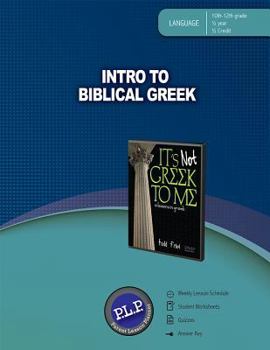 Paperback Intro to Biblical Greek Parent Lesson Planner Book