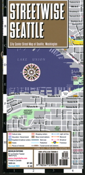 Streetwise Seattle Map - Laminated City Center Street Map of Seattle, Washington