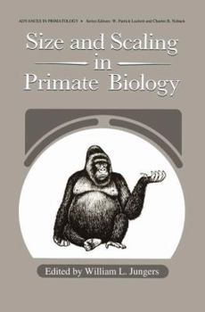 Paperback Size and Scaling in Primate Biology Book