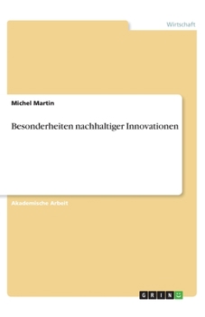 Paperback Besonderheiten nachhaltiger Innovationen [German] Book