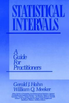 Hardcover Statistical Intervals Book