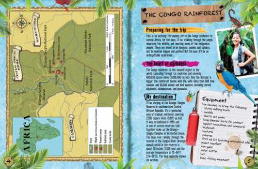 Paperback Trekking in the Congo Rainforest Book
