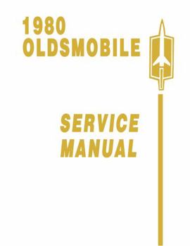Perfect Paperback 1980 Oldsmobile Service Manual By Detroit Iron Book