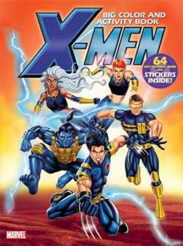 Paperback X-Men Big Color & Activity Book: With Stickers Book