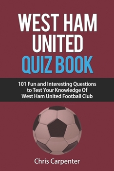 Paperback West Ham United Quiz Book