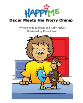 Paperback Oscar meets his Worry Chimp.: from the makers of the HappiMe App! Book