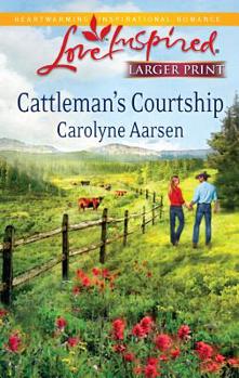 Mass Market Paperback Cattleman's Courtship [Large Print] Book