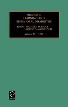 Hardcover Advances in Learning and Behavioural Disabilities Book