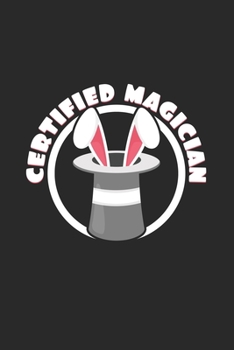 Certified magician: 6x9 Magician | dotgrid | dot grid paper | notebook | notes