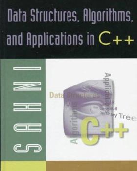 Hardcover Data Structures, Algorithms, and Applications in C++ Book