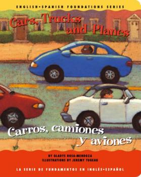 Board book Cars, Trucks and Planes/Carros, Camiones y Aviones Book