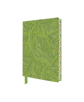 Leather Bound William Morris: Acanthus Artisan Art Pocket Notebook (Flame Tree Journals) Book