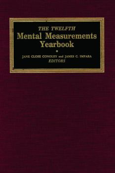 Hardcover The Twelfth Mental Measurements Yearbook Book