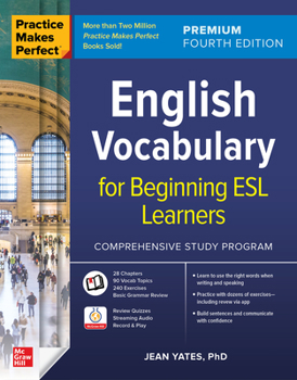 Practice Makes Perfect: English Vocabulary For Beginning ESL Learners - Book  of the Practice Makes Perfect
