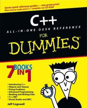 Paperback C++ All-In-One Desk Reference for Dummies (R) [With CDROM] [With CDROM] Book