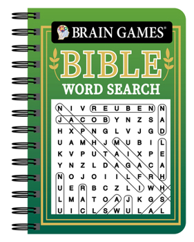 Spiral-bound Brain Games - To Go - Bible Word Search (Green) Book