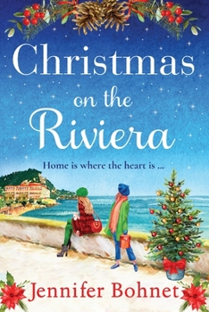 Paperback Christmas on the Riviera [Large Print] Book
