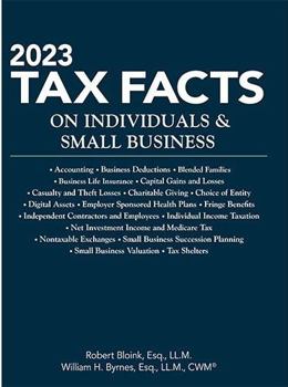 Paperback 2023 Tax Facts Individuals & Small Business Book