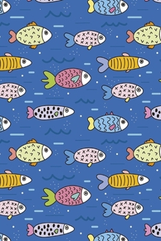 Swimming Fish Journal: 150 Page Lined Notebook/Diary/Journal