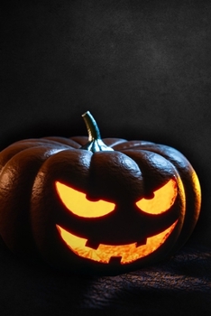 Paperback Jack-O-Lantern Nightmares Journal: 150 Page Lined Notebook/Diary Book