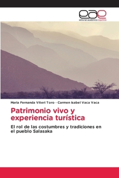 Paperback Patrimonio vivo y experiencia turística [Spanish] Book