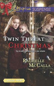 Mass Market Paperback Twin Threat Christmas: An Anthology [Large Print] Book
