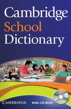 Paperback Cambridge School Dictionary Camb School Dictionary w CD-ROM Book