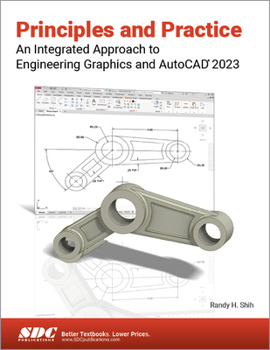 Paperback Principles and Practice an Integrated Approach to Engineering Graphics and AutoCAD 2023 Book