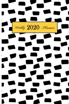2020 Weekly Planner: 6 x 9 inch 150 Pages Year Months Weeks Calendar, Schedule, and Organizer plus Dot Grid Pages (January 2020 - December 2020) (Preppy Abstract Planners)