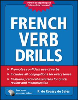 Paperback French Verb Drills, Fourth Edition (Drills Series) Book