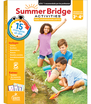 Paperback Summer Bridge Activities Spanish 3-4, Grades 3 - 4 [Spanish] Book