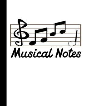 Paperback Musical Notes: A Notation Notebook for Composers and Musicians. Book