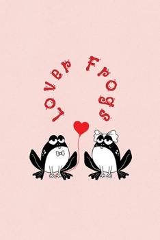 Paperback Lover Frogs: Valentine's Day Gift - ToDo Notebook in a cute Design - 6" x 9" (15.24 x 22.86 cm) Book