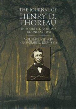 Hardcover The Journal of Thoreau, Vol. 2 Book