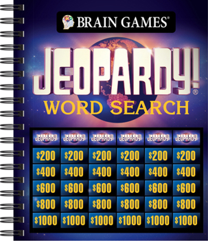 Spiral-bound Brain Games - Jeopardy! Word Search: Volume 1 Book