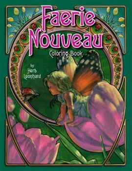 Paperback Faerie Nouveau Coloring Book