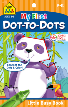 Paperback School Zone My First Dot-To-Dots Tablet Workbook Book