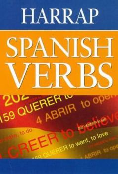 Paperback Harrap Spanish Verbs (Harrap Spanish Study Aids) Book