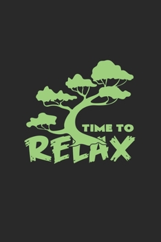 Paperback Time to relax: 6x9 Bonsai Trees - dotgrid - dot grid paper - notebook - notes Book