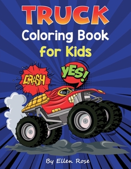 Paperback Truck Coloring Book for Kids Book