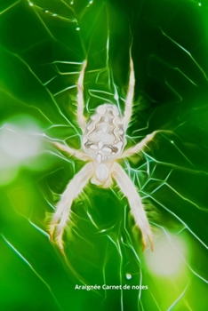 Araignée Carnet de notes: Journal A5 ligné original de 119 pages- Une belle idée de cadeau pour les amoureux des animaux (French Edition)