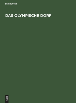 Hardcover Das Olympische Dorf [German] Book